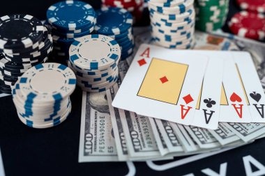 Live dealer studio with multiple camera angles showing blackjack table